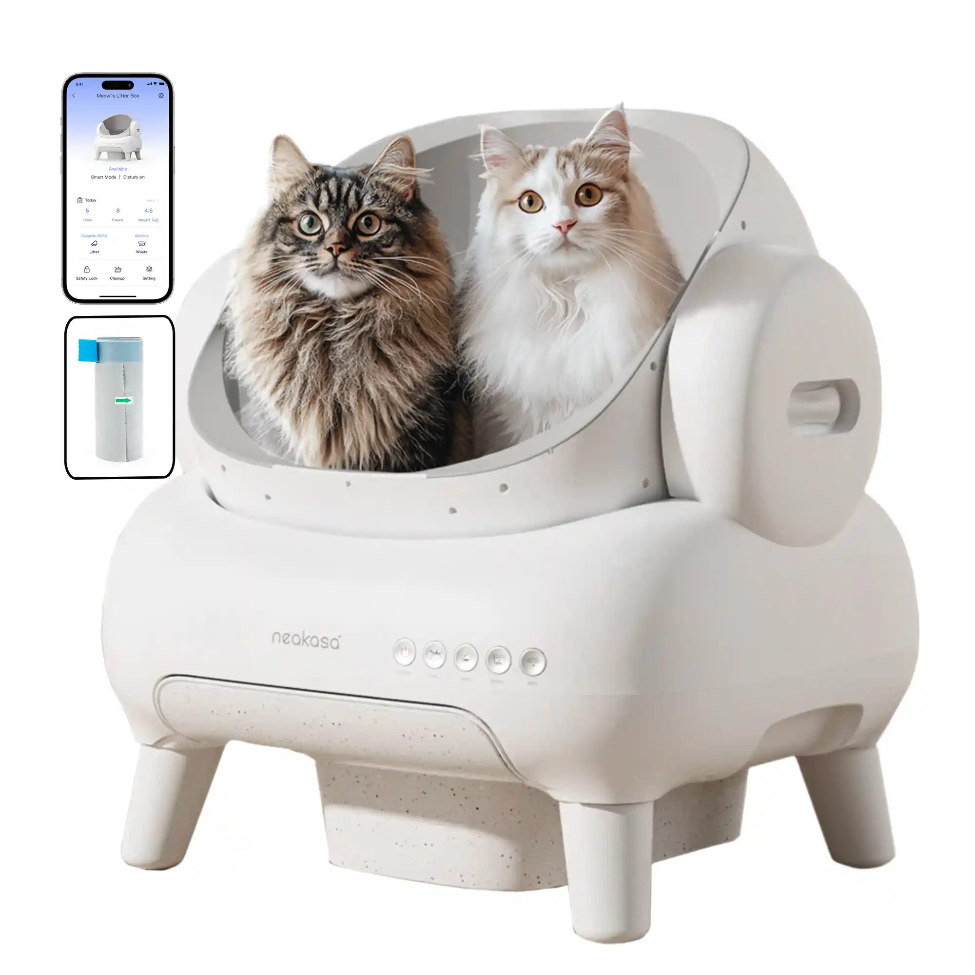 (Sale) Neakasa M1 Lite Open-Top Automatic Cat Litter Box