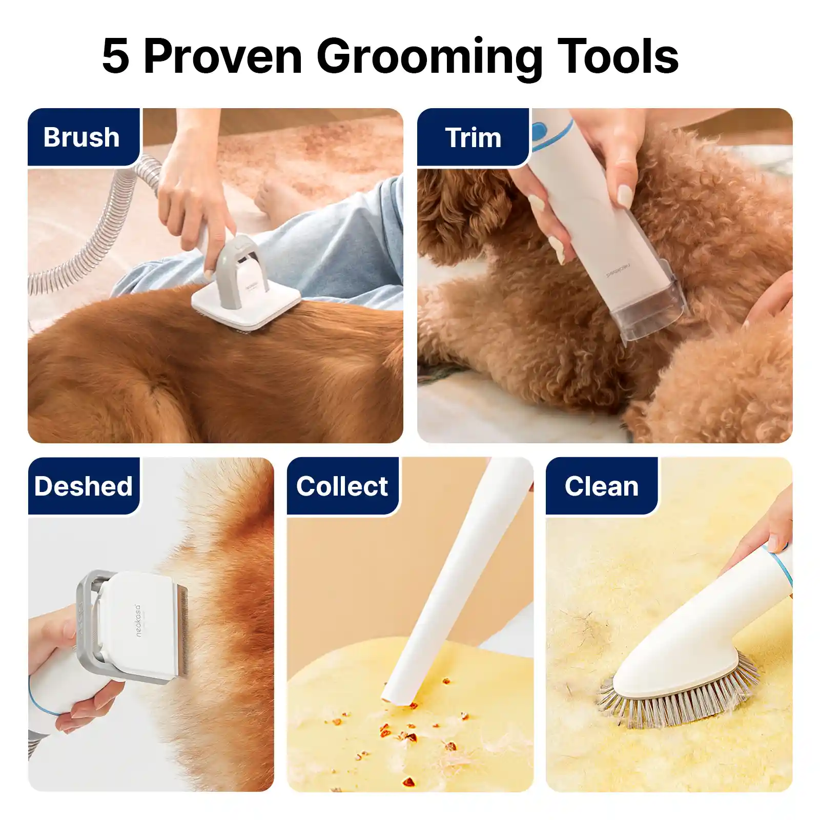 Neakasa P2 Pet Grooming Vacuum Kit for Dogs - Image 2
