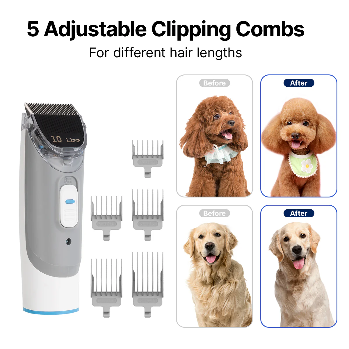 Neakasa P2 Pro 5-in-1 Pet Grooming Vacuum Kit - Image 4