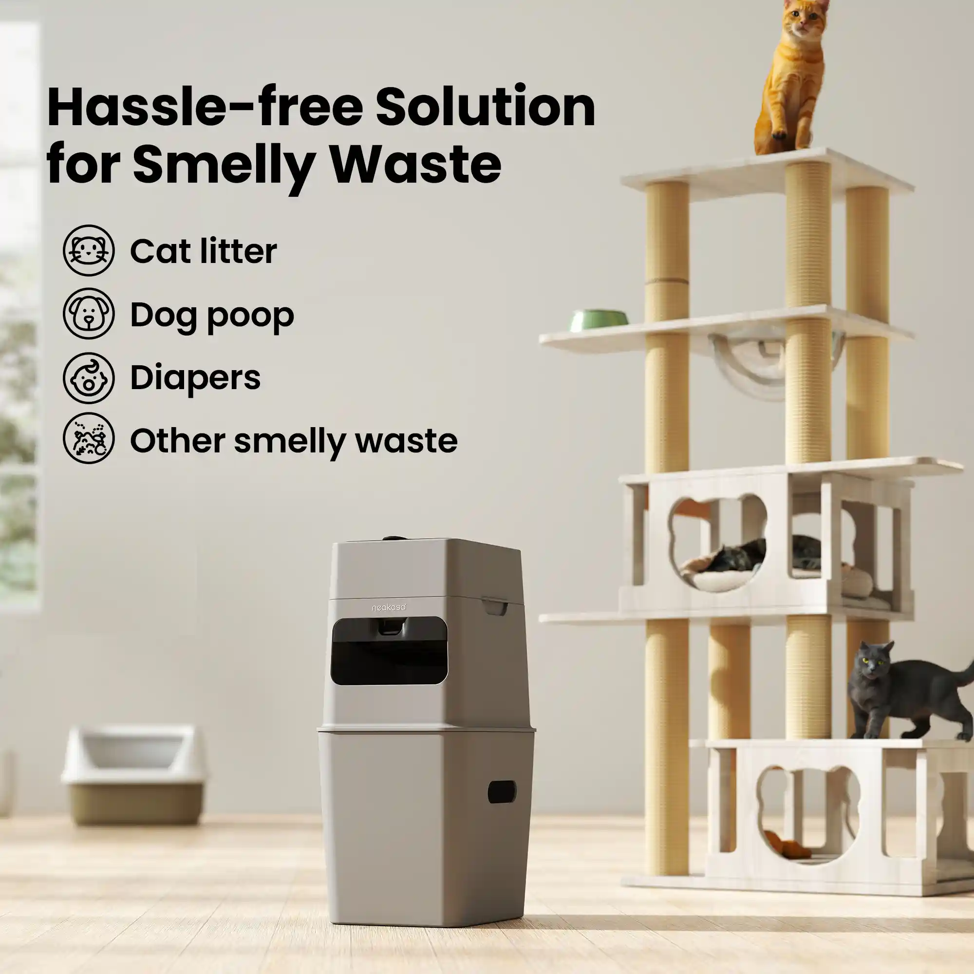 Neakasa PooGuard Pet Waste Disposal Bin - Image 10