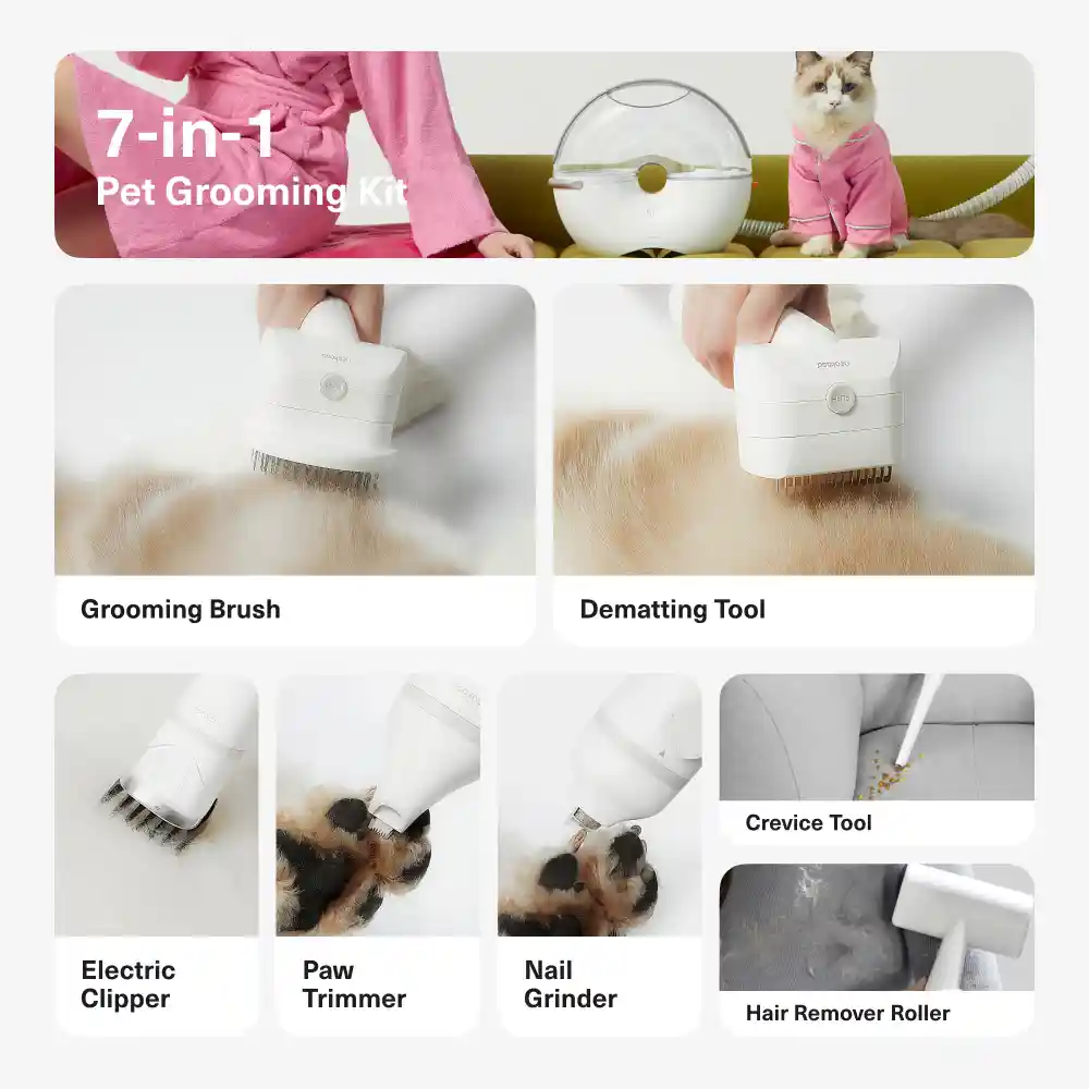 Neakasa S1 Pro 7-in-1 Pet Grooming Vacuum Kit - Image 2
